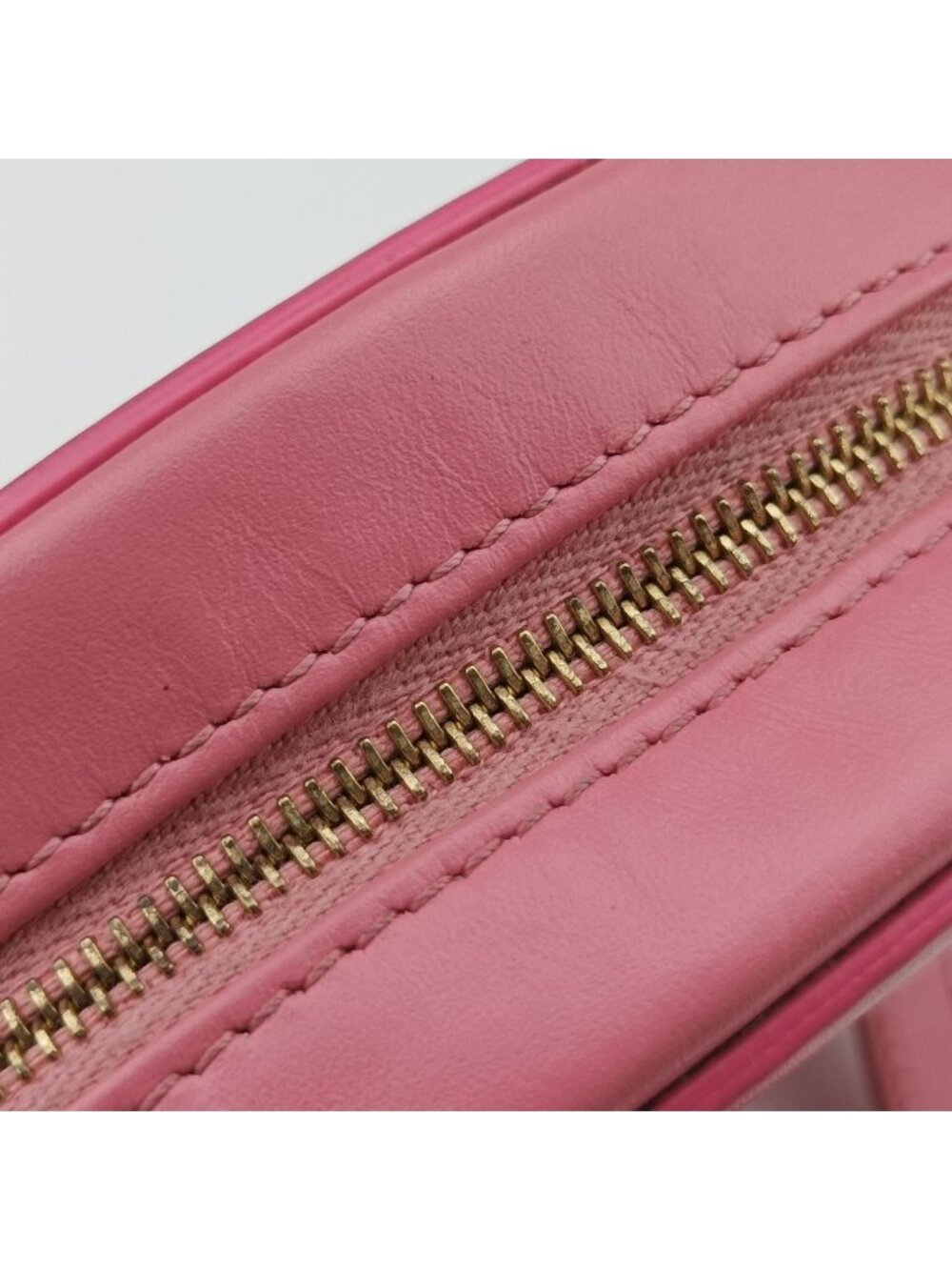 ★SOLD★ Celine Oval Pass Cuir Triomphe Pink Leather Messenger Bag - Picture 15 of 15